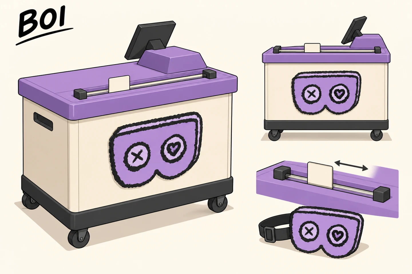 BOI Swipe Station concept artwork
