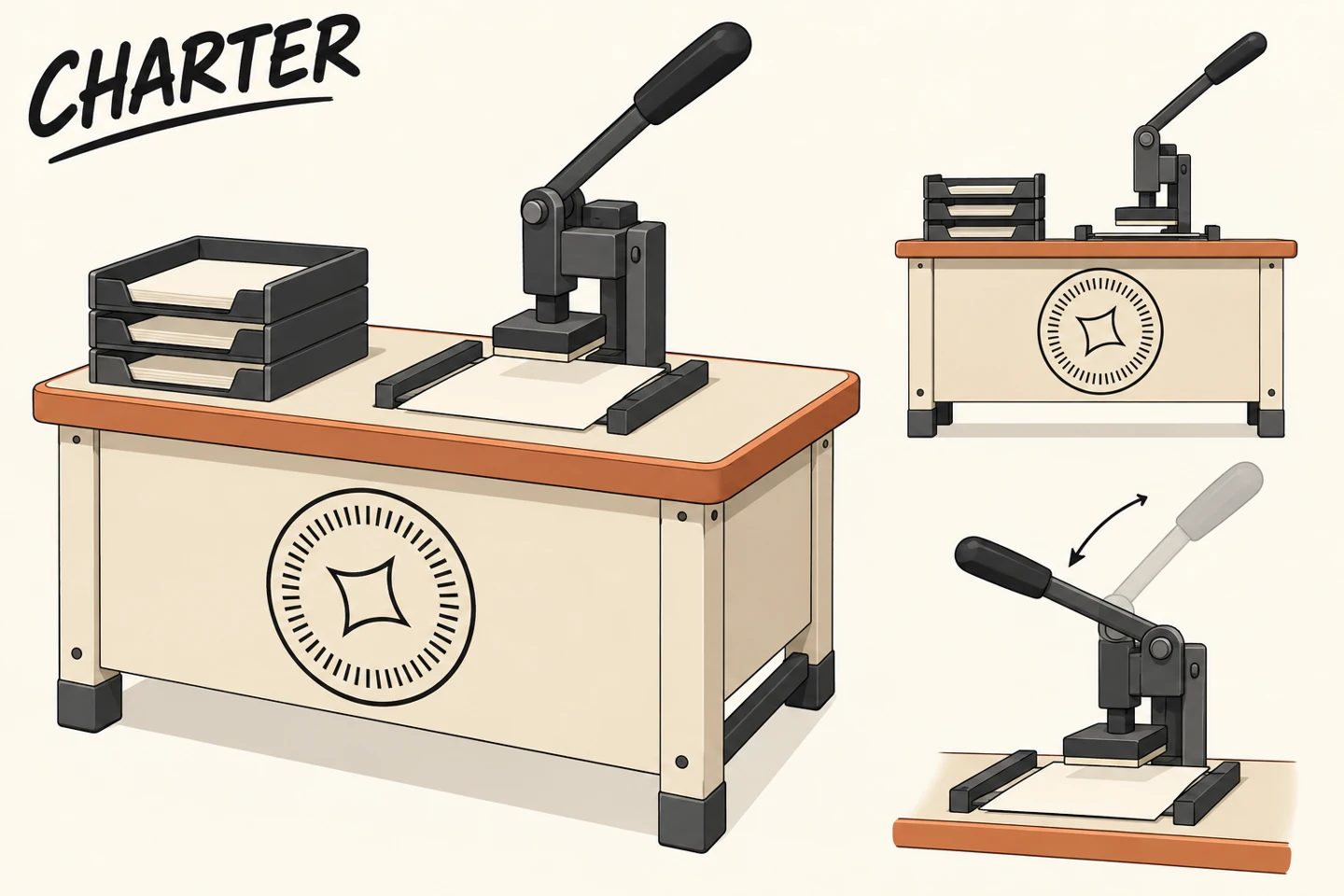 CHARTER Launch Desk concept artwork