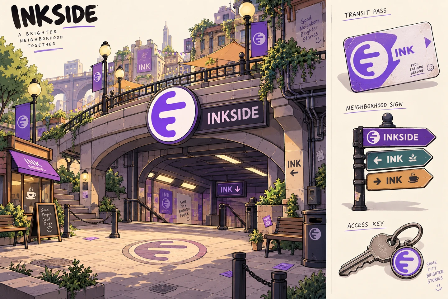 INK District concept artwork