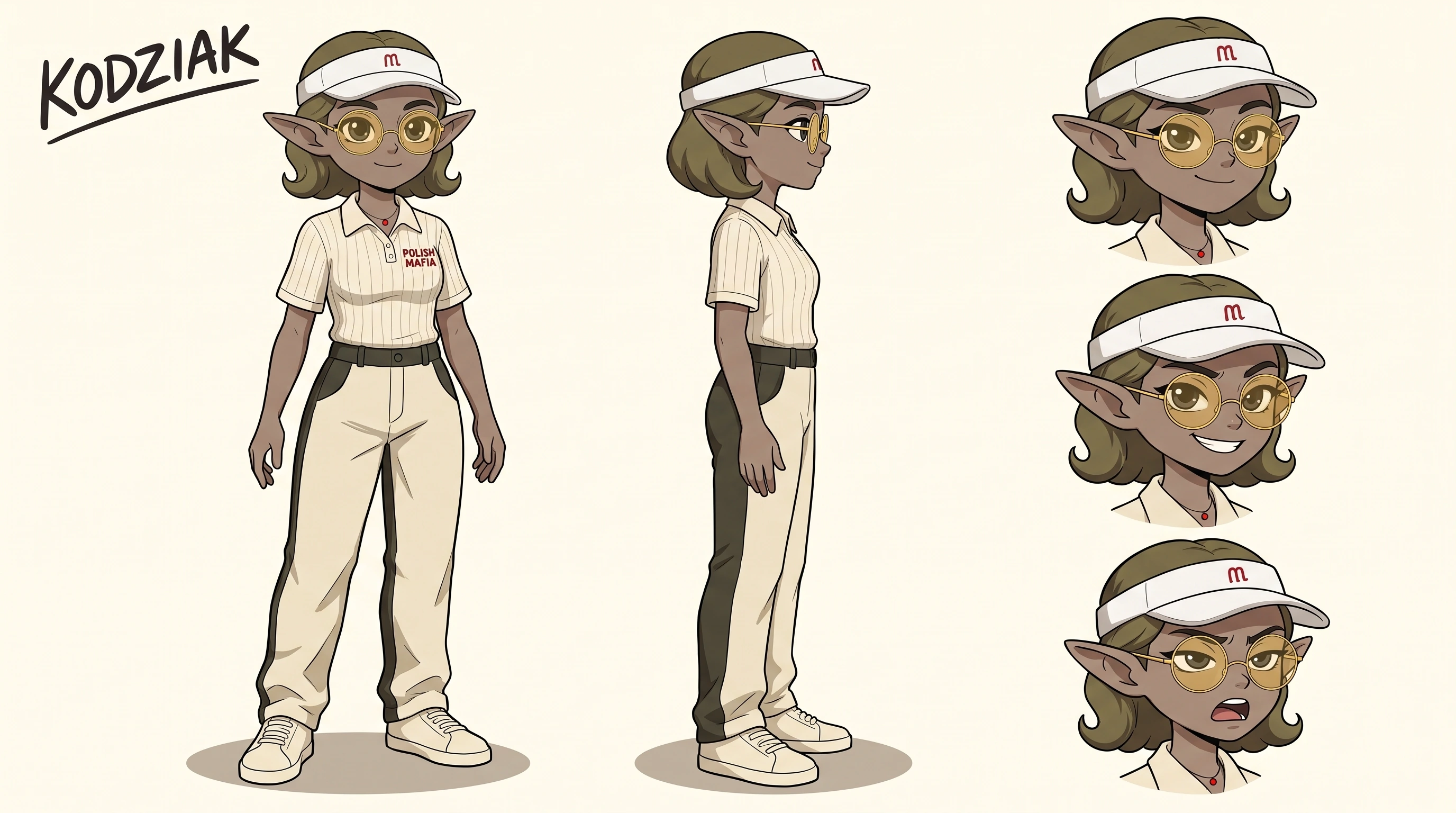 KODZIAK full character artwork with poses and expressions