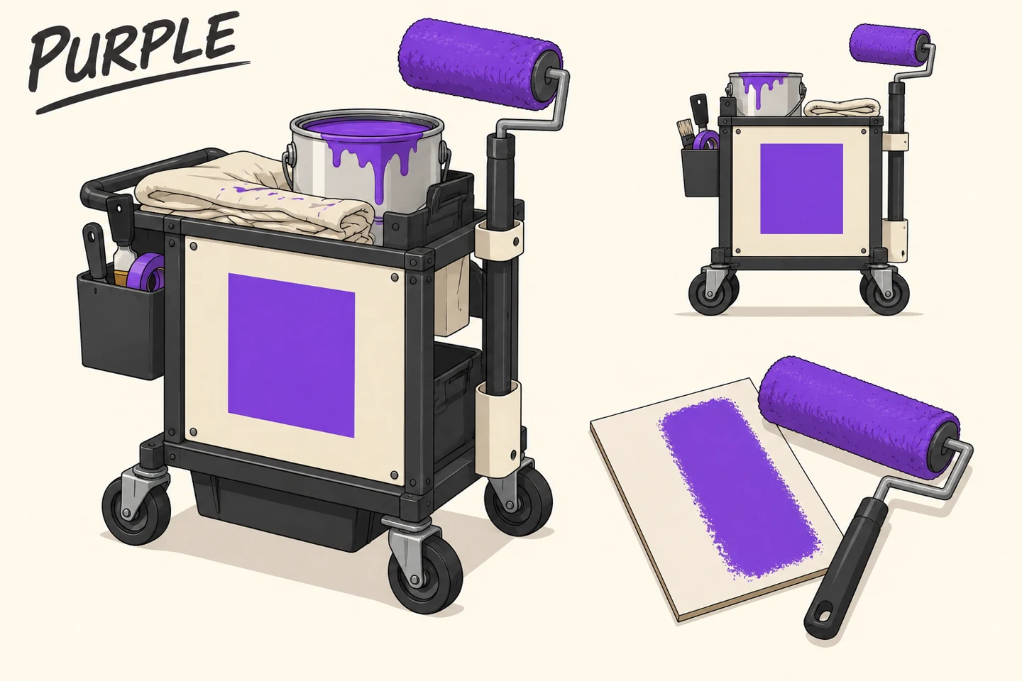PURPLE Mural Kit concept artwork