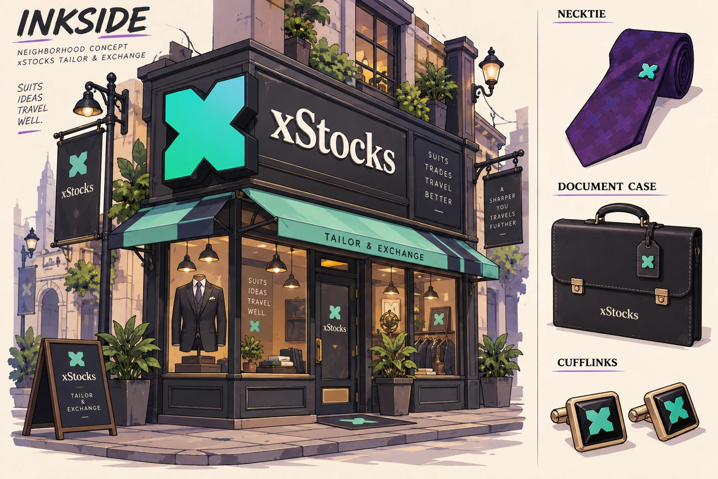 xStocks Tailor concept artwork